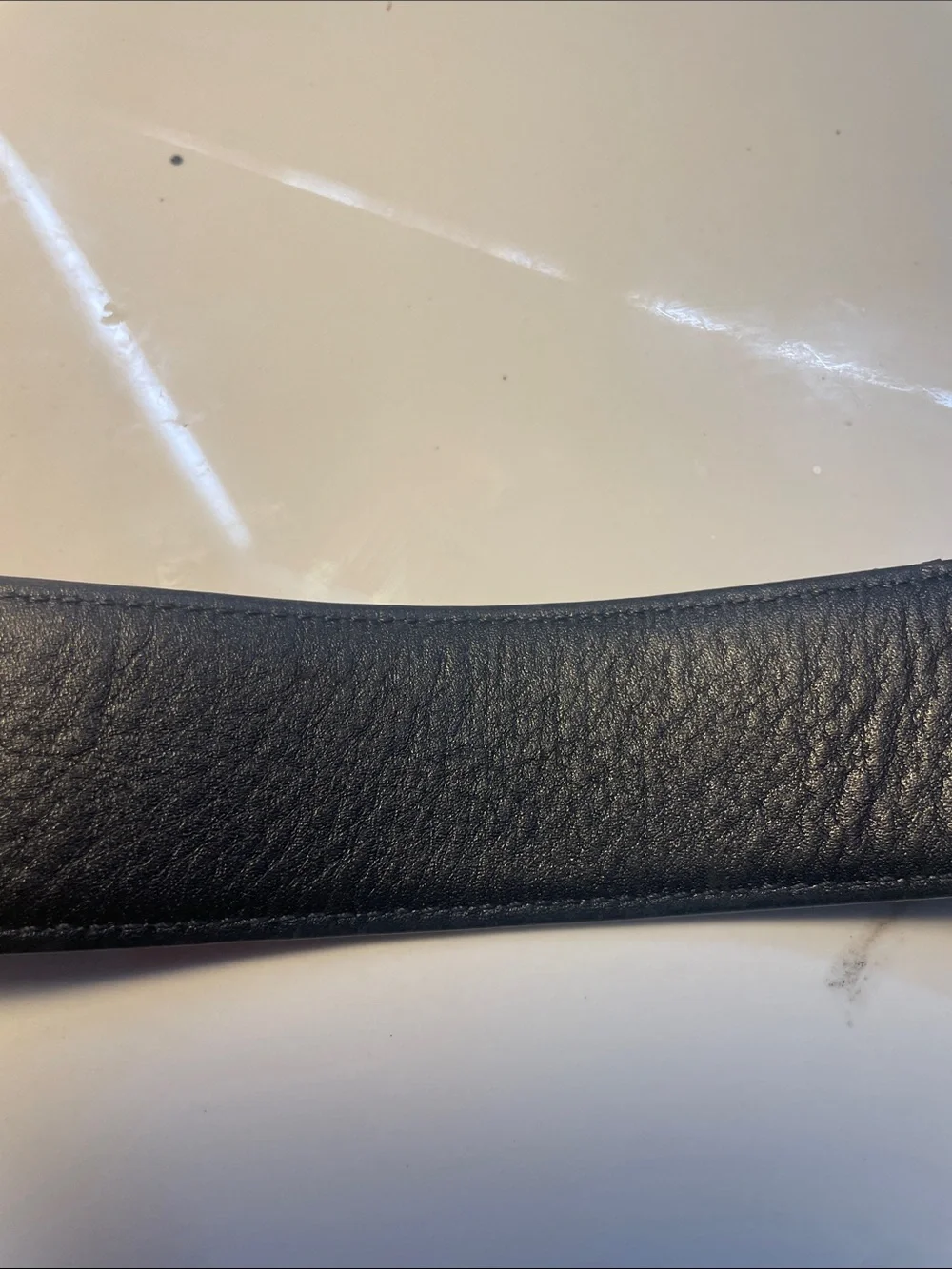 Louis Vuitton Monogram Wall Strap in Black and Brown leather men’s